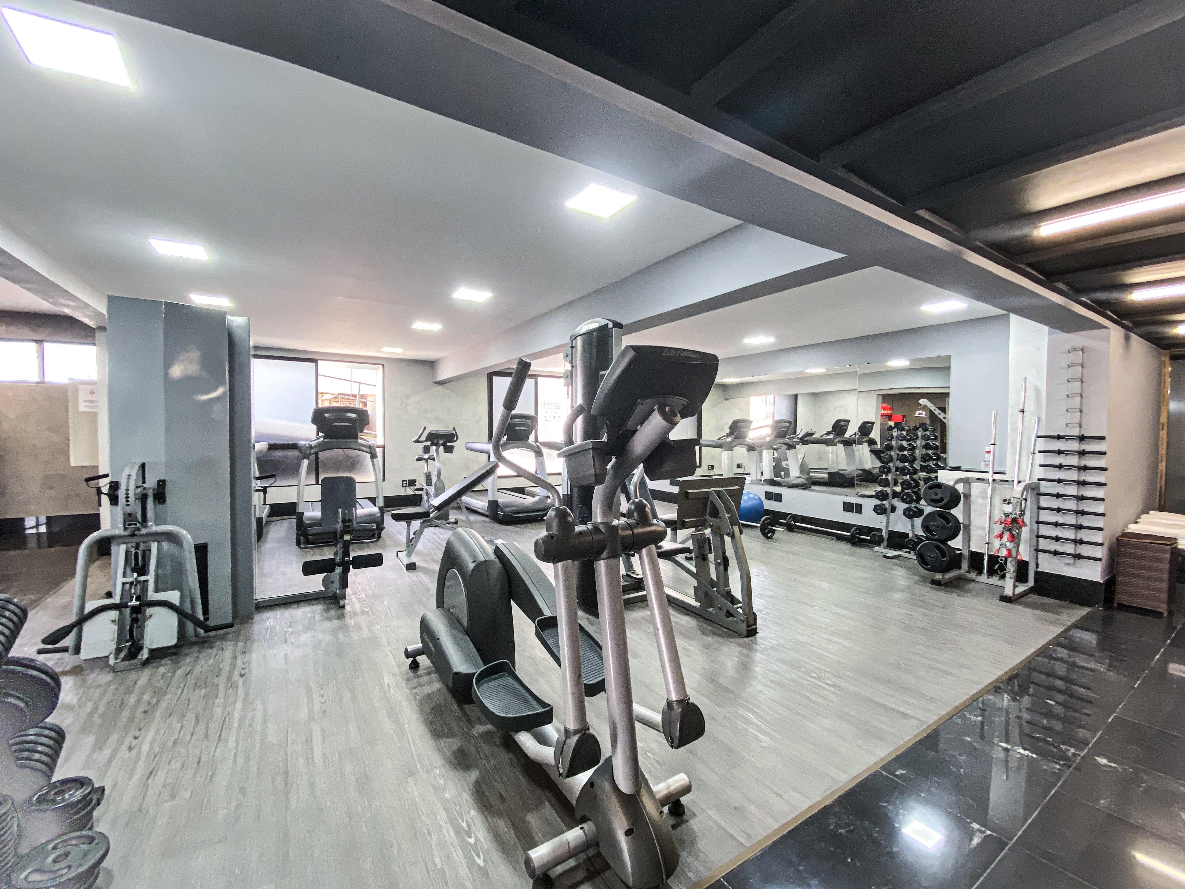 Ouro Minas Hotel Belo Horizonte, Dolce By Wyndham Exterior foto The gym at the hotel