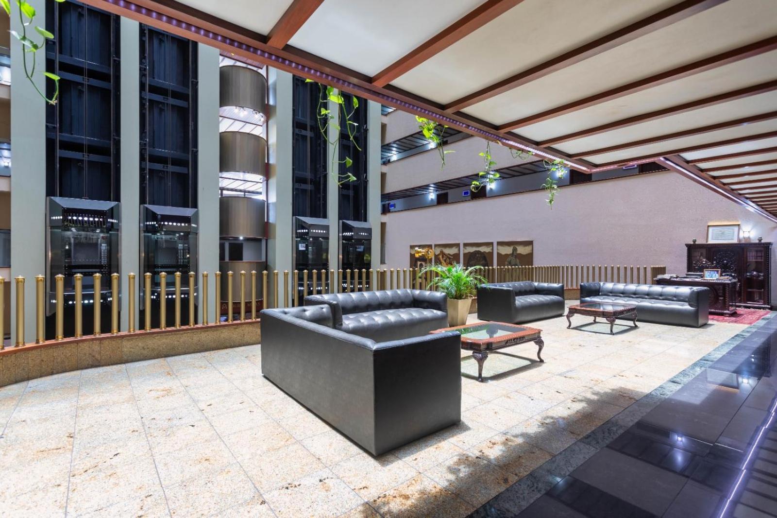 Ouro Minas Hotel Belo Horizonte, Dolce By Wyndham Exterior foto Lobby